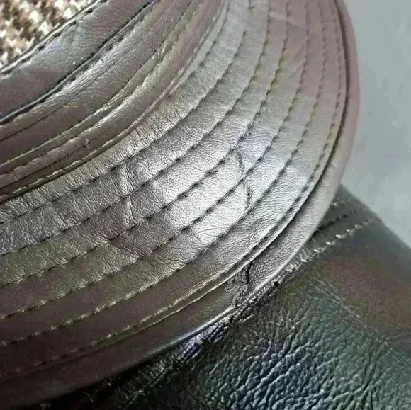 Vintage Patchwork Fedora sz Large - Picture 10 of 11